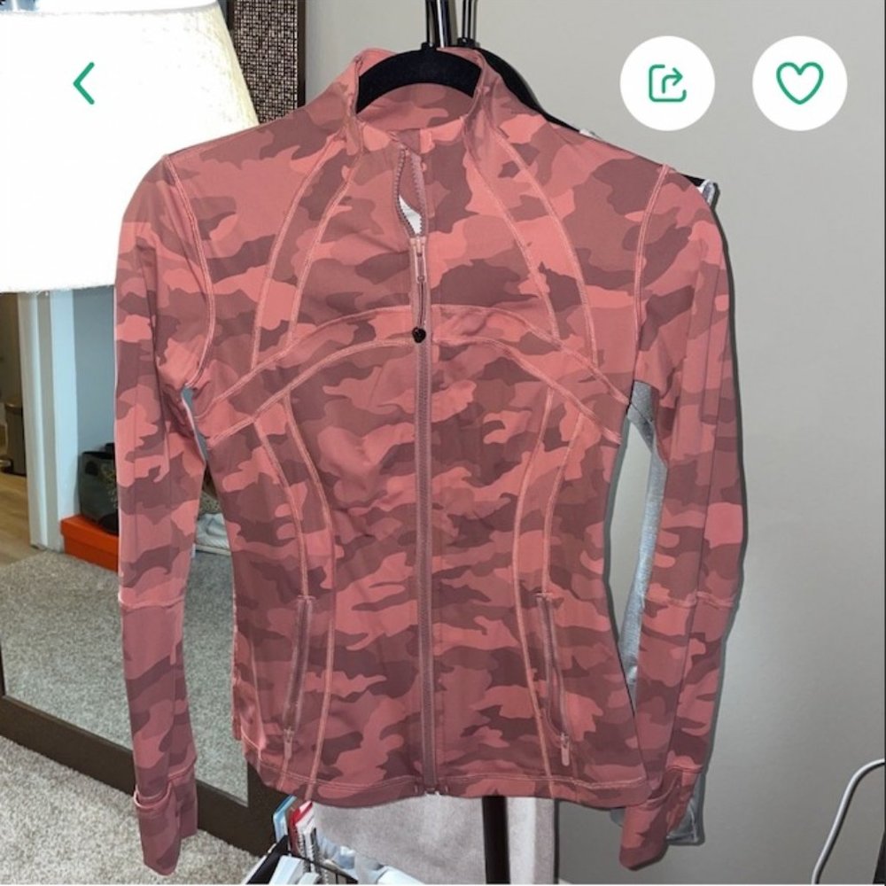 Pink cameo Lululemon define jacket
